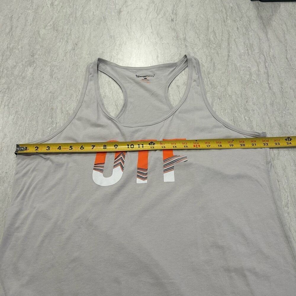 Orange Theory OTF Logo Gray Racerback Cotton Tank Top Women's Size‎ XXL - Picture 9 of 13